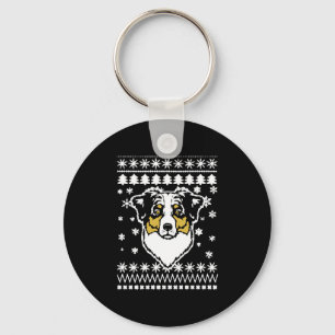 Australian Shepherd Christmas Shirt Schlüsselanhänger
