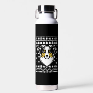 Australian Shepherd Christmas Shirt Trinkflasche