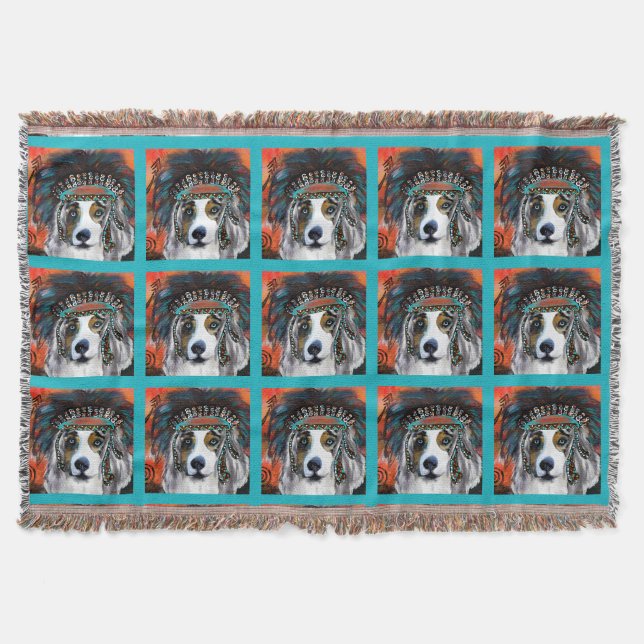 AUSTRALIAN SHEPHERD  DECKE (Vorderseite)