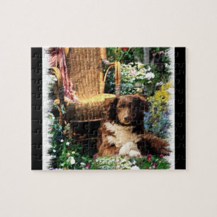 Australian Shepherd Dog Art Puzzle