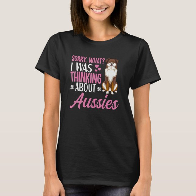 Australian Shepherd Dog Aussie Owner T-Shirt (Vorderseite)