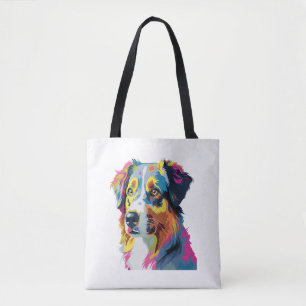 Australian Shepherd Dog Colorful