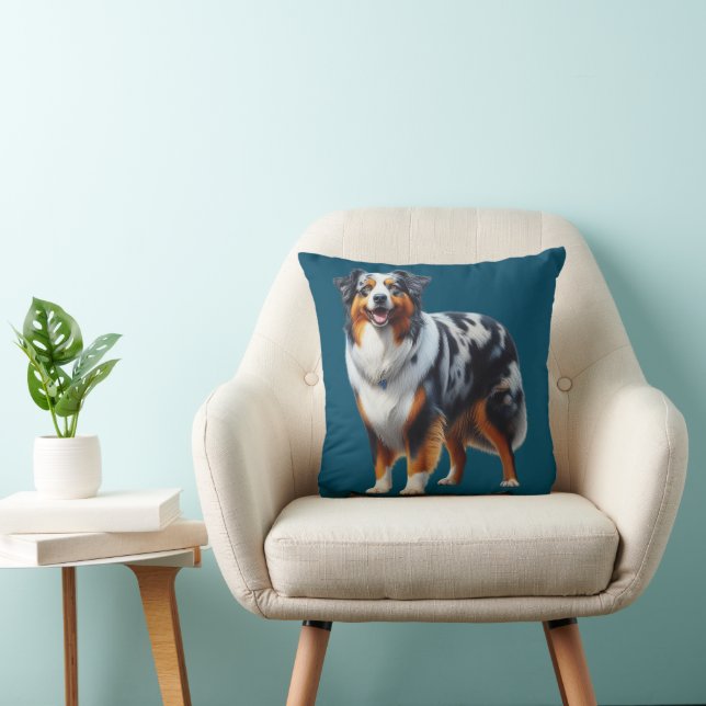 Australian Shepherd Dog Kissen (Stuhl )