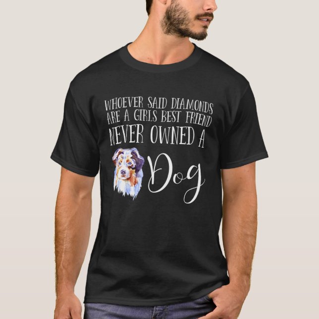 Australian Shepherd  Dog Love Miniature Love My Au T-Shirt (Vorderseite)