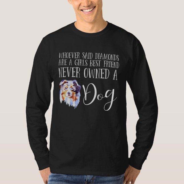 Australian Shepherd  Dog Love Miniature Love My Au T-Shirt (Vorderseite)