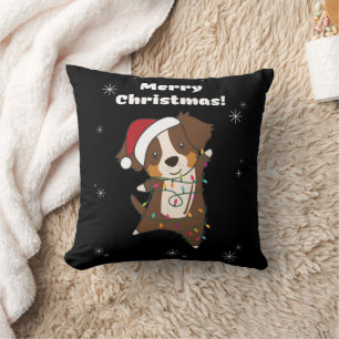 Australian Shepherd Frohe Weihnachts Winter Kissen