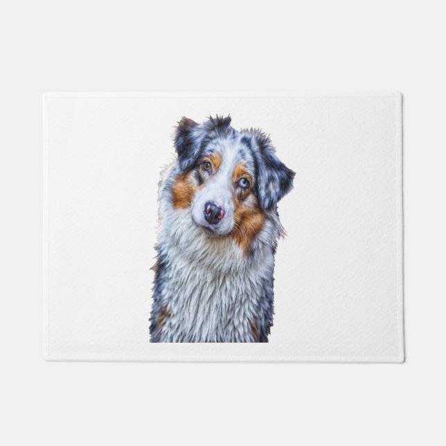 Australian Shepherd Fußmatte (Vorderseite)