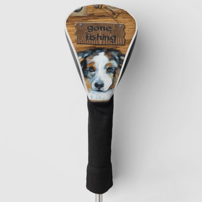Australian Shepherd Golf Headcover (Vorderseite)