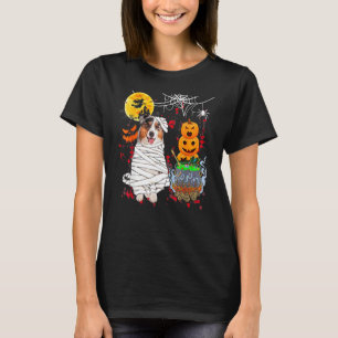 Australian Shepherd Halloween-Kostüm Hund T-Shirt
