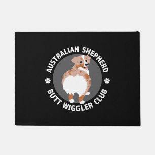Australian Shepherd Hintern Wigglers Club - Red Me Fußmatte