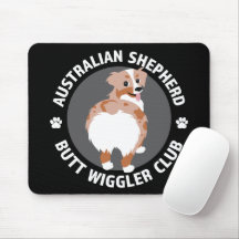 Australian Shepherd Hintern Wigglers Club - Red Me