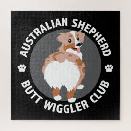 Australian Shepherd Hintern Wigglers Club - Red Me Puzzle