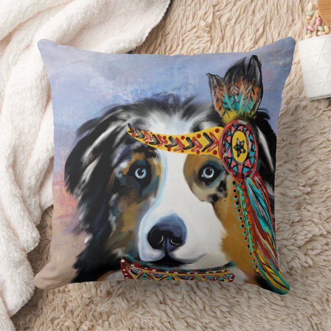AUSTRALIAN SHEPHERD KISSEN (Decke)
