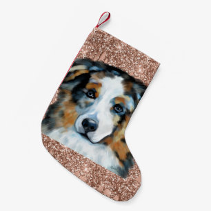 Australian Shepherd Kleiner Weihnachtsstrumpf