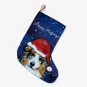 Australian Shepherd Kleiner Weihnachtsstrumpf
