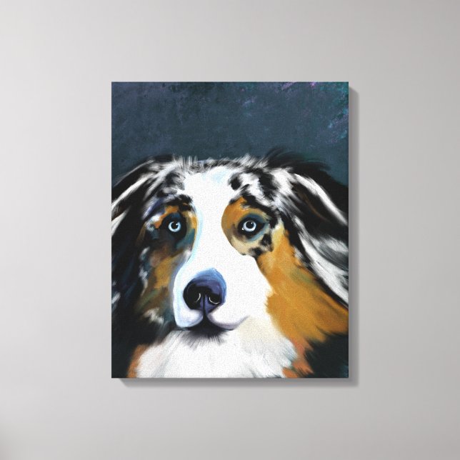 AUSTRALIAN SHEPHERD LEINWANDDRUCK (Vorderseite)