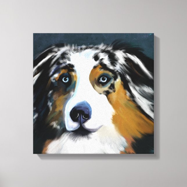 AUSTRALIAN SHEPHERD LEINWANDDRUCK (Vorderseite)