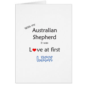 Australian Shepherd Lick Design
