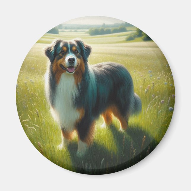Australian Shepherd Magnet (Vorne)