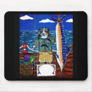 Australian Shepherd Marlin Angeln Mousepad