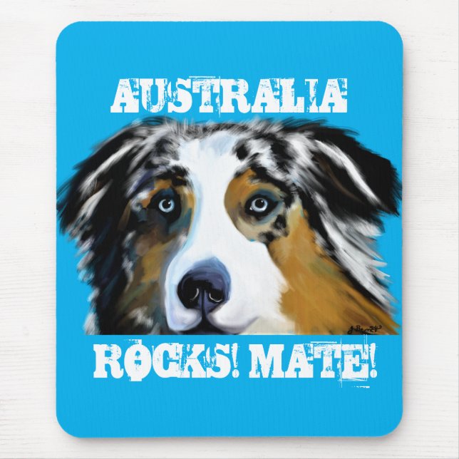 AUSTRALIAN SHEPHERD MOUSEPAD (Vorne)