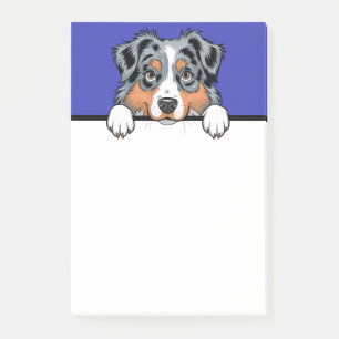 Australian Shepherd Niedlich Aussie Dog Lover Gesc Post-it Klebezettel
