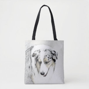 Australian Shepherd Painting - Original Dog Art