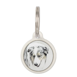 Australian Shepherd Painting - Original Dog Art Haustiermarke