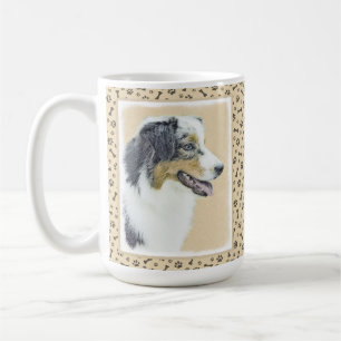 Australian Shepherd Painting - Original Dog Art Kaffeetasse