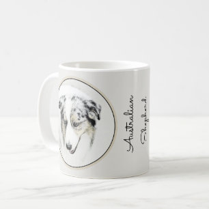 Australian Shepherd Painting - Original Dog Art Kaffeetasse