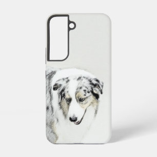 Australian Shepherd Painting - Original Dog Art Samsung Galaxy Hülle