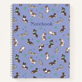 Australian Shepherd Play Fun Custom Spiral Notizbuch