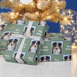 Australian Shepherd Portrait - Geschenkpapier