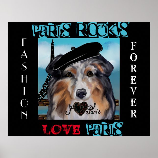 AUSTRALIAN SHEPHERD POSTER (Vorne)