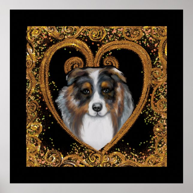 Australian Shepherd Poster (Vorne)