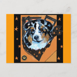 AUSTRALIAN SHEPHERD POSTKARTE