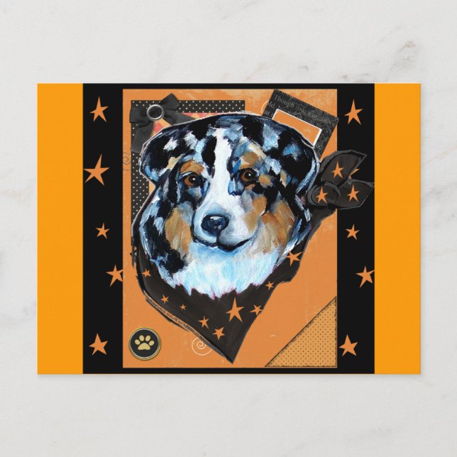 AUSTRALIAN SHEPHERD POSTKARTE (Vorderseite)