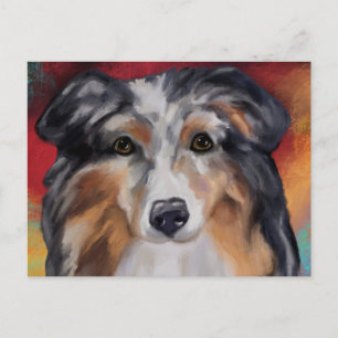 AUSTRALIAN SHEPHERD POSTKARTE