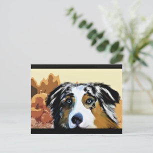 AUSTRALIAN SHEPHERD   POSTKARTE