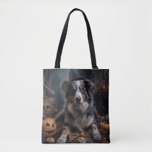 Australian Shepherd Pumpkins Halloween Beängstigen