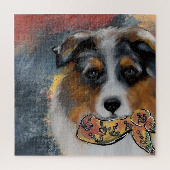 Australian Shepherd Puzzle (Vertikal)