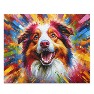 Australian Shepherd Puzzle: Red Merle Aussie Puzzle
