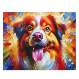 Australian Shepherd Puzzle: Roter Aussie Puzzle