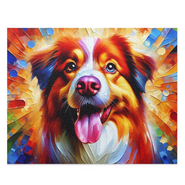 Australian Shepherd Puzzle: Roter Aussie Puzzle (Australian Shepherd Puzzle: Red Aussie Jigsaw)