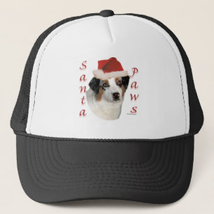 Australian Shepherd Santa Paws Truckerkappe
