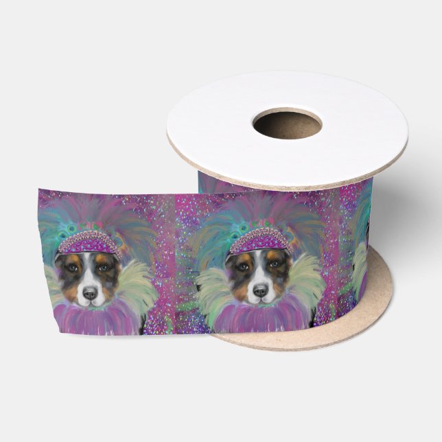 AUSTRALIAN SHEPHERD SATINBAND (Spule)