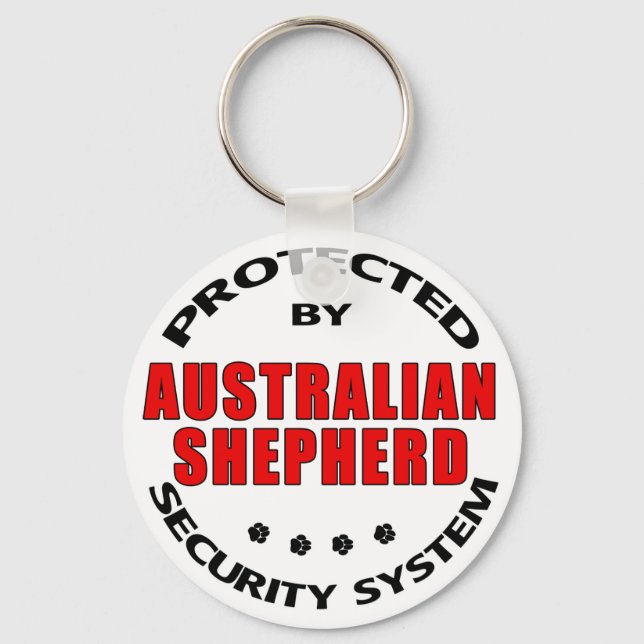 Australian Shepherd Security Schlüsselanhänger (Vorderseite)