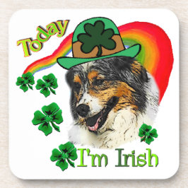Australian Shepherd St Patricks Getränkeuntersetzer