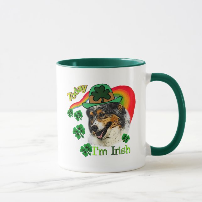 Australian Shepherd St Patricks Tasse (Rechts)
