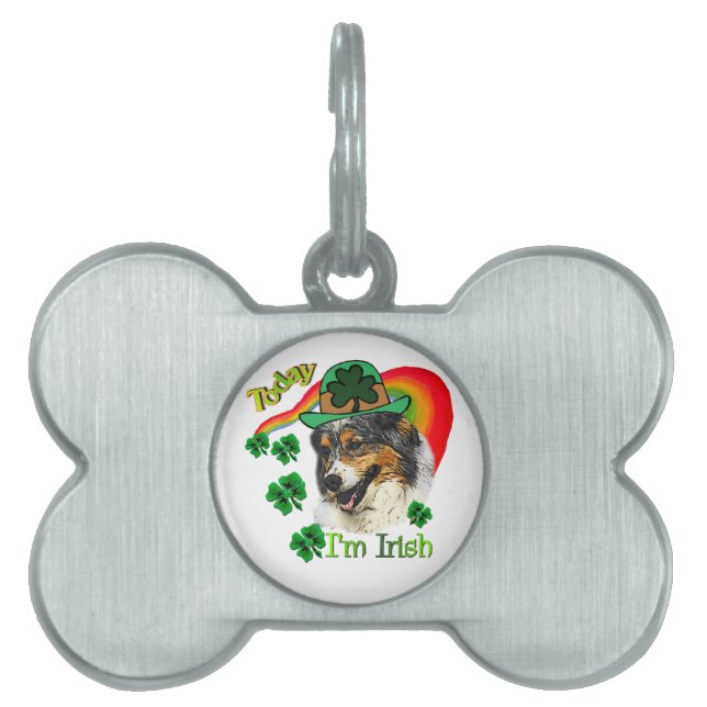 Australian Shepherd St Patricks Tiermarke (Vorderseite)